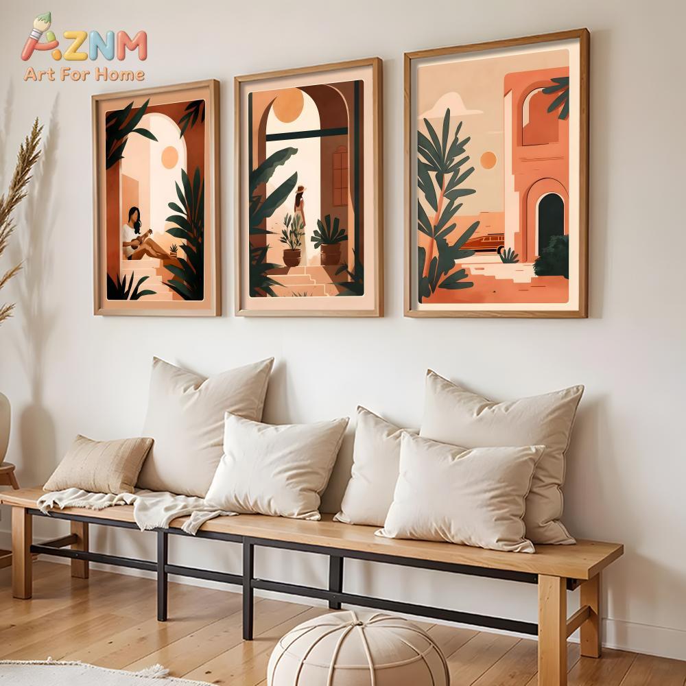 AZNM ภาพพิมพ์บนผ้าใบลายเทอร์รา - Plant Parenting บทวิจารณ์และราคา