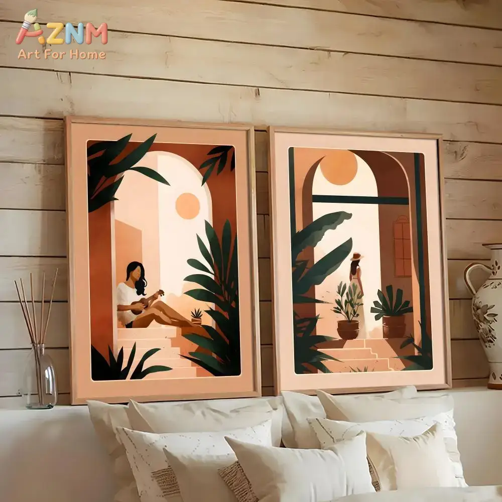 AZNM ภาพพิมพ์บนผ้าใบลายเทอร์รา - Plant Parenting บทวิจารณ์และราคา