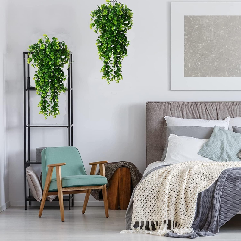 1 ชิ้นประดิษฐ์ 5 ส้อมหวายยูคาล - String Of Pearls Plant บทวิจารณ์และราคา