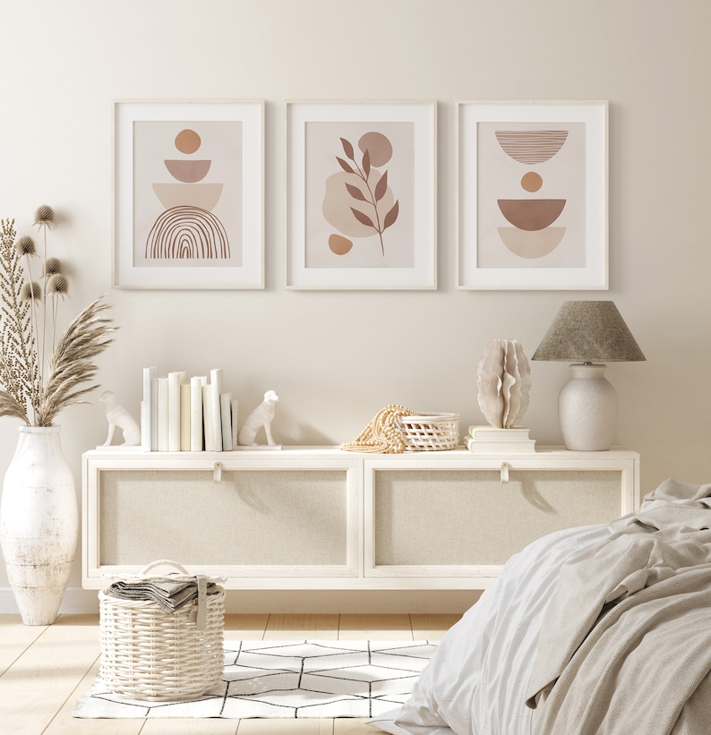 ภาพพิมพ์บนผ้าใบลายเส้นนามธรรมส - Plant Parenting บทวิจารณ์และราคา