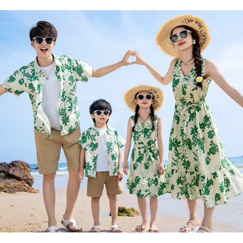 ชุดพ่อแม่ลูกสีเขียวของรีสอร์ทช - Plant Parent Clothing บทวิจารณ์และราคา