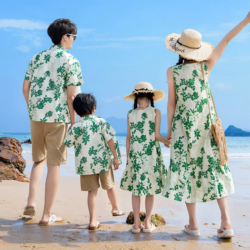 ชุดพ่อแม่ลูกสีเขียวของรีสอร์ทช - Plant Parent Clothing บทวิจารณ์และราคา